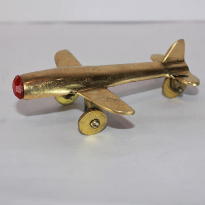 Brass Toy Aeroplane Showpiece |Pack Of 2