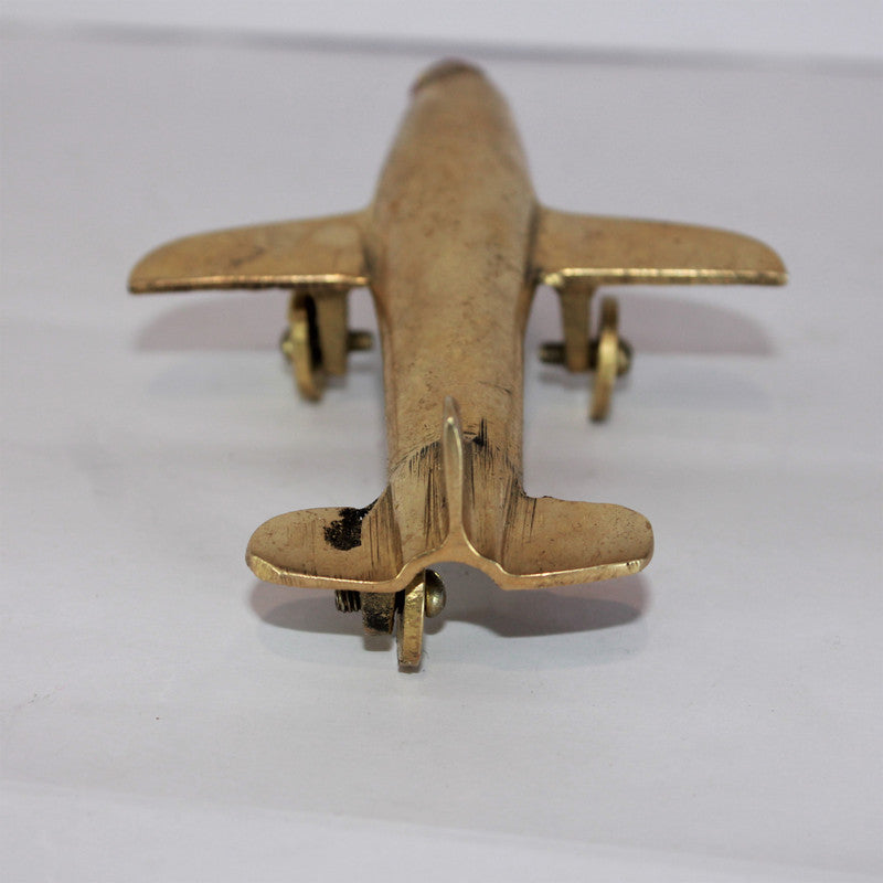 Brass Toy Aeroplane Showpiece |Pack Of 2