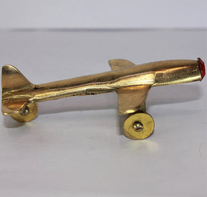 Brass Toy Aeroplane Showpiece |Pack Of 2