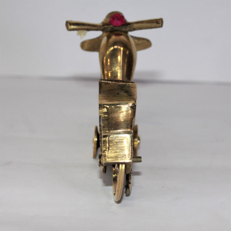 Brass Bullet Bike Motorcycle Showpiece