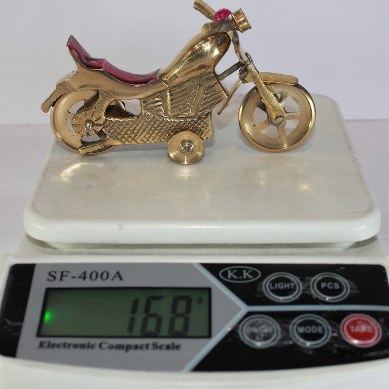 Brass Bullet Bike Motorcycle Showpiece