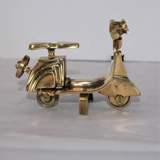 Mini Brass Scooter Showpiece