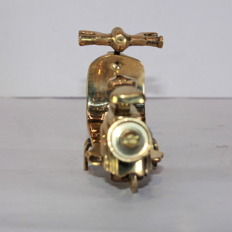 Mini Brass Scooter Showpiece