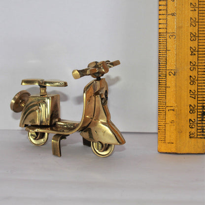 Mini Brass Scooter Showpiece