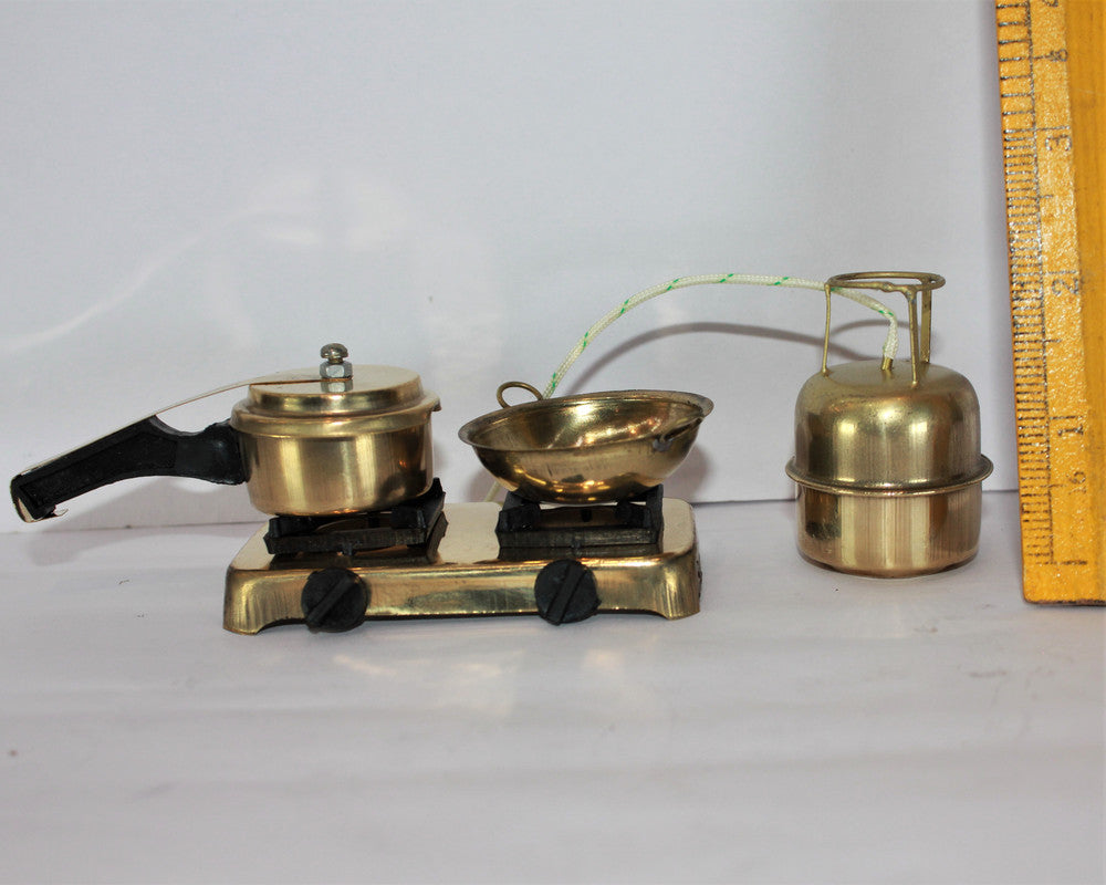 Brass Miniature Kitchen Set |Pack Of 2