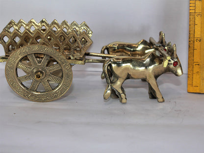 Brass Decorative Bullock Cart