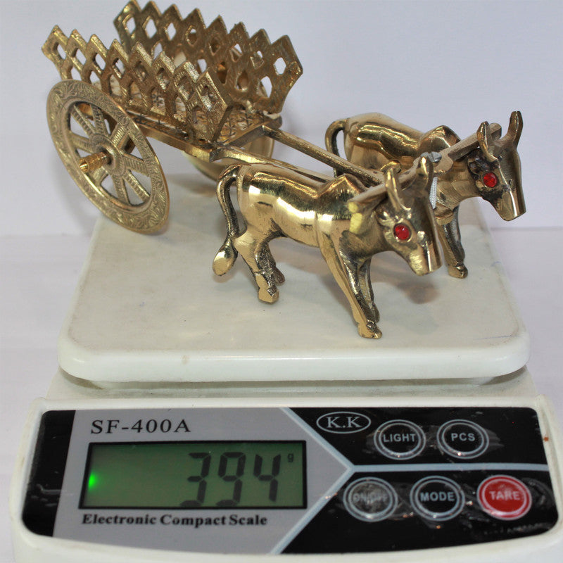 Brass Decorative Bullock Cart