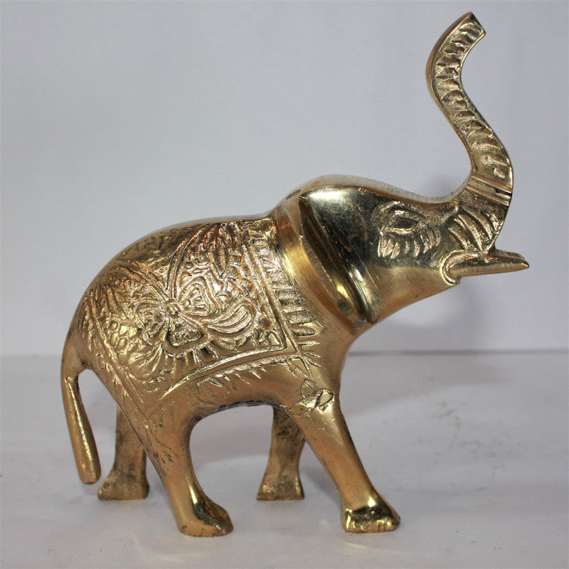 Brass Elephant Statue