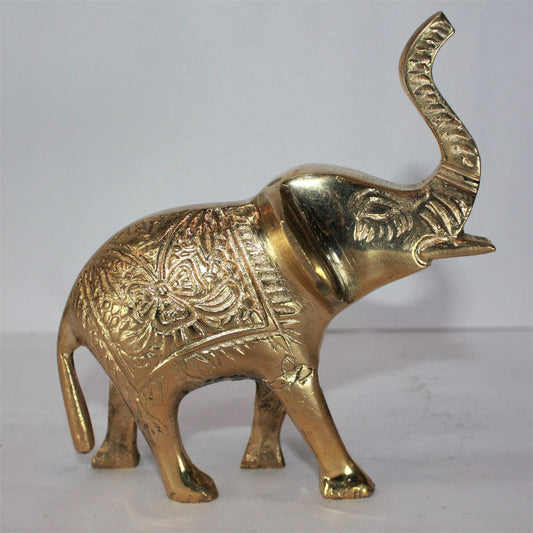 Brass Elephant Statue