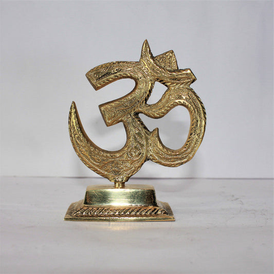 Brass OM Statue