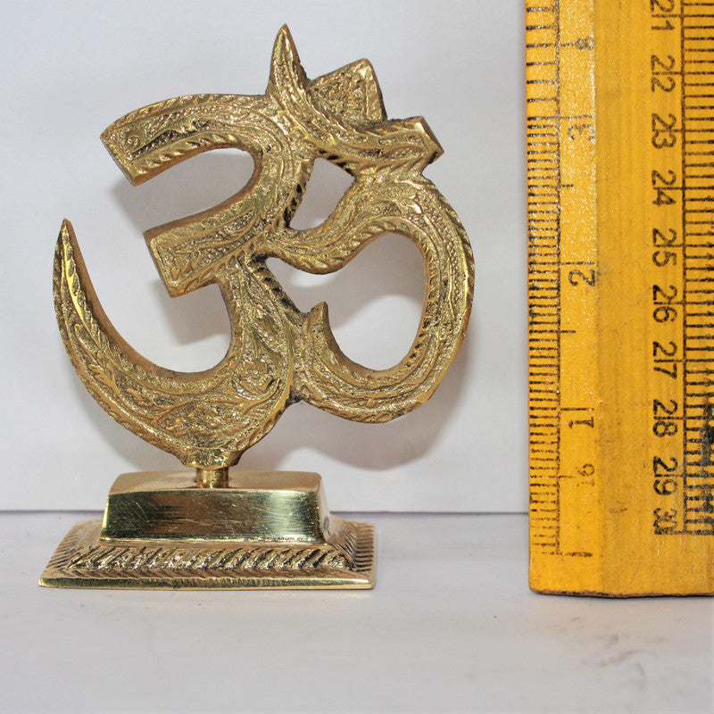 Brass OM Statue