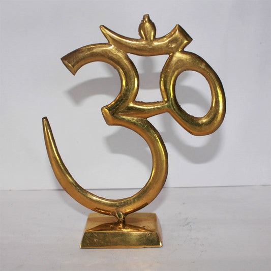 Brass OM Statue