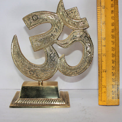 Brass OM Statue