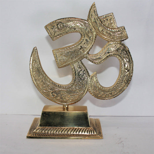 Brass OM Statue