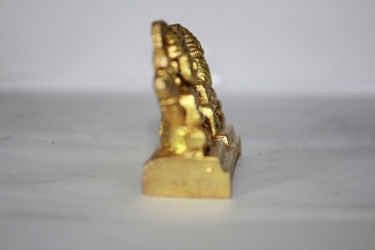 Brass Laxmi Ganesh God Idol Statue