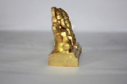 Brass Laxmi Ganesh God Idol Statue