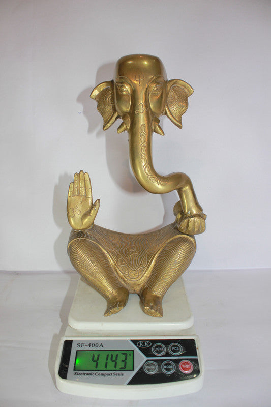 Brass Modern Ganesha Statue
