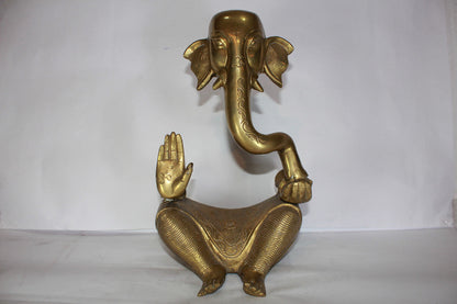 Brass Modern Ganesha Statue