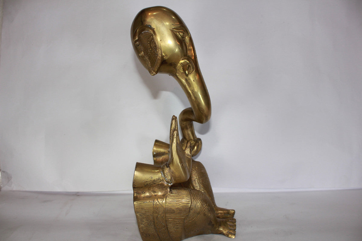 Brass Modern Ganesha Statue