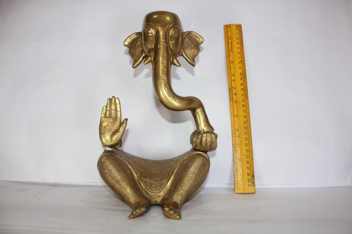 Brass Modern Ganesha Statue