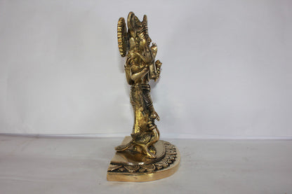 Brass Radha Krishna Idol