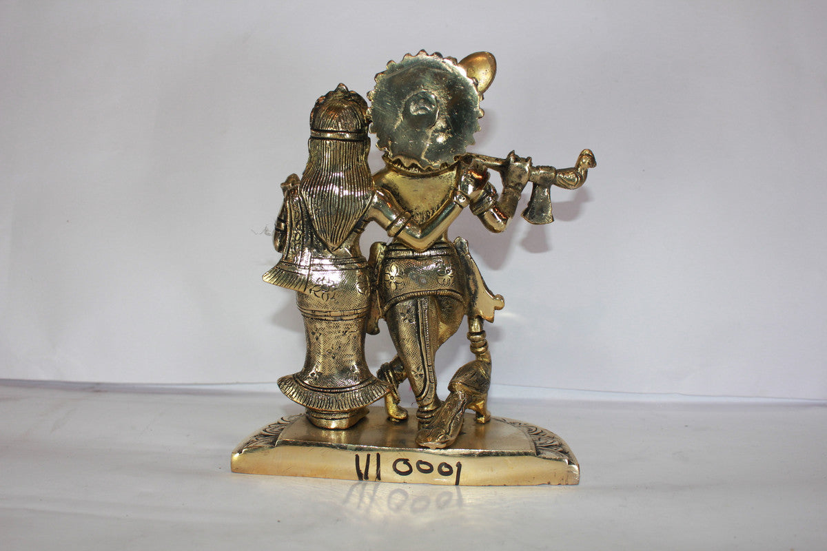 Brass Radha Krishna Idol