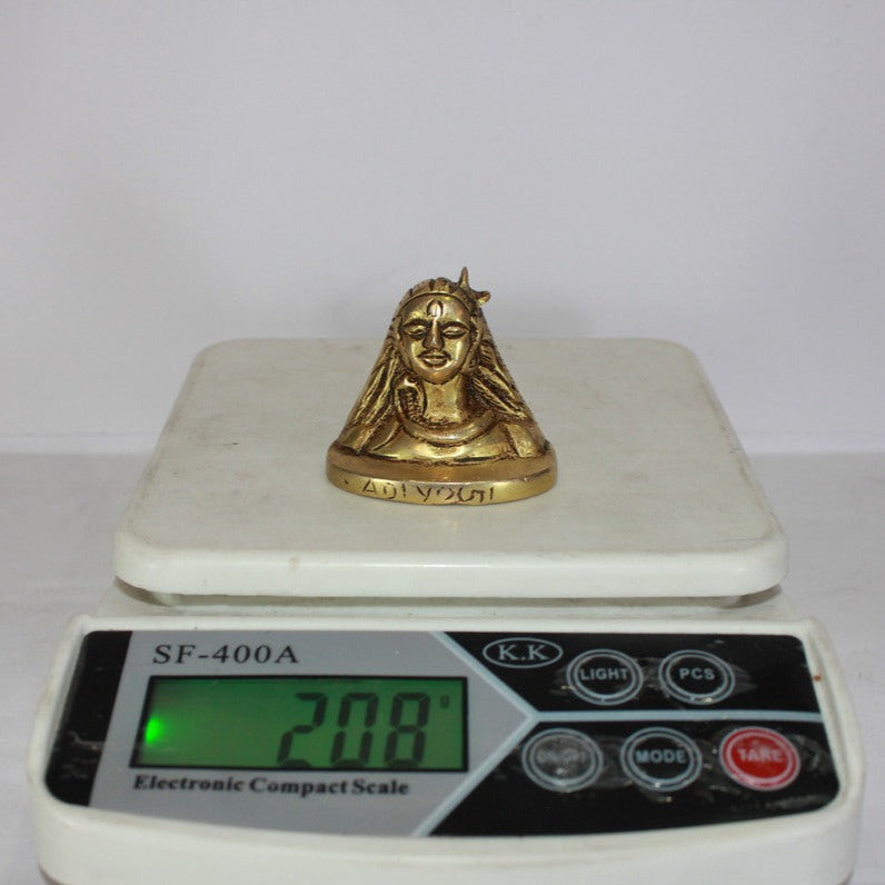 Brass Adiyogi Shiva Statue