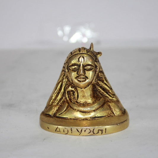 Brass Adiyogi Shiva Statue