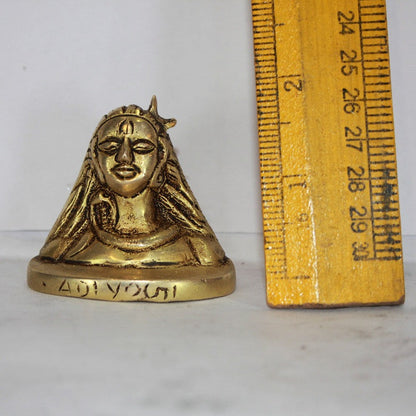 Brass Adiyogi Shiva Statue