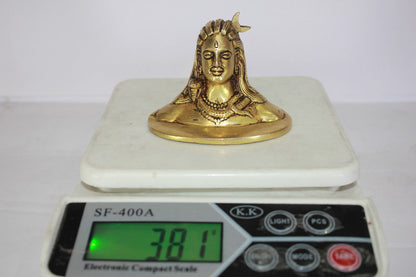 Brass Adiyogi Shiva Statue