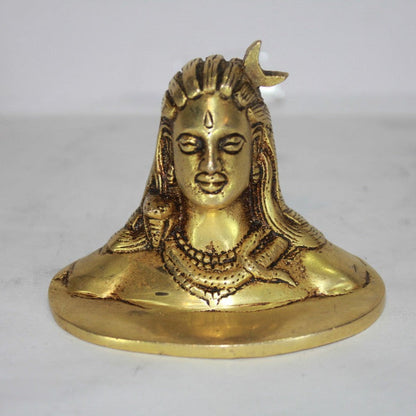 Brass Adiyogi Shiva Statue