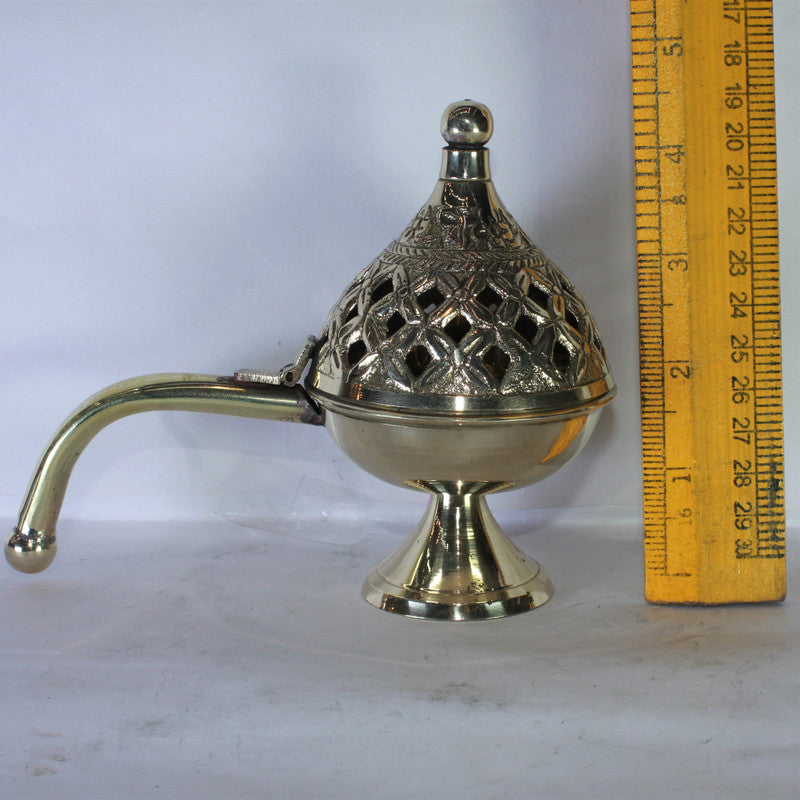 Brass Dhuna Dhoop Dani with Handle