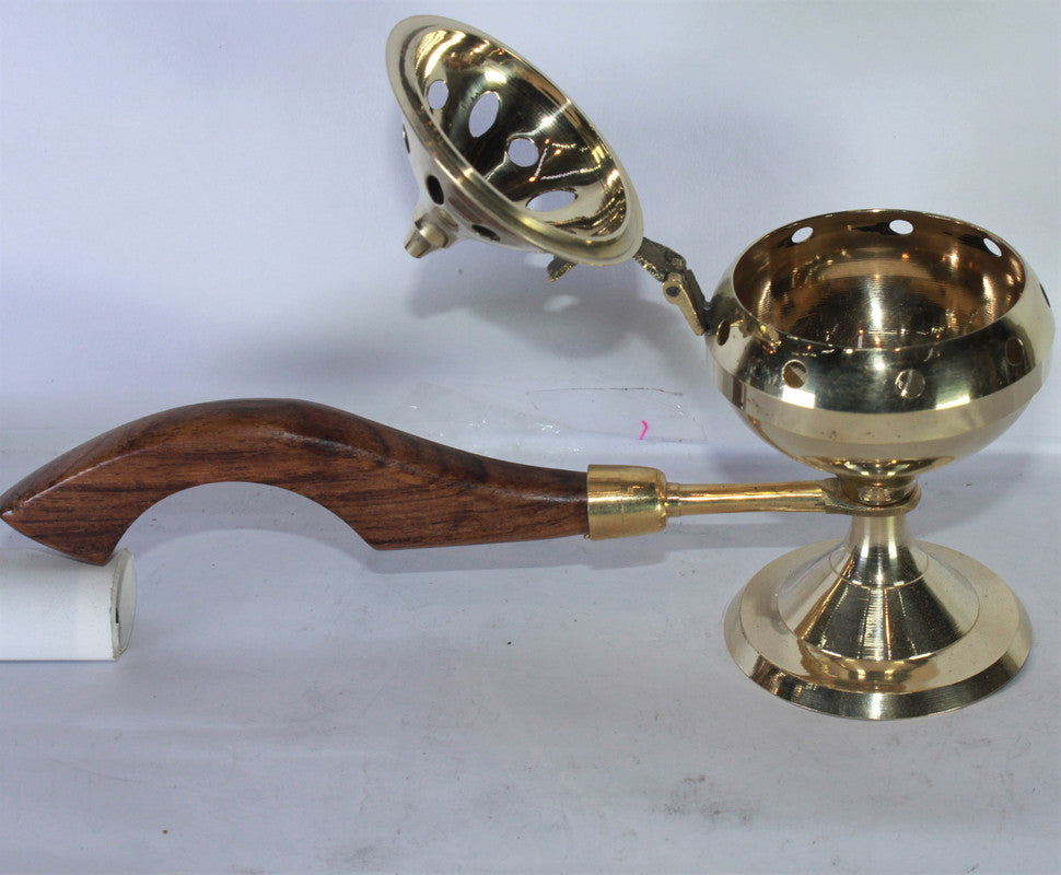 Brass Dhuna Dhoop Dani with Handle