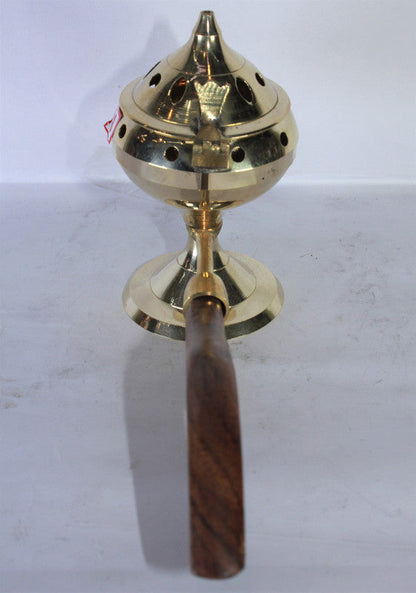 Brass Dhuna Dhoop Dani with Handle