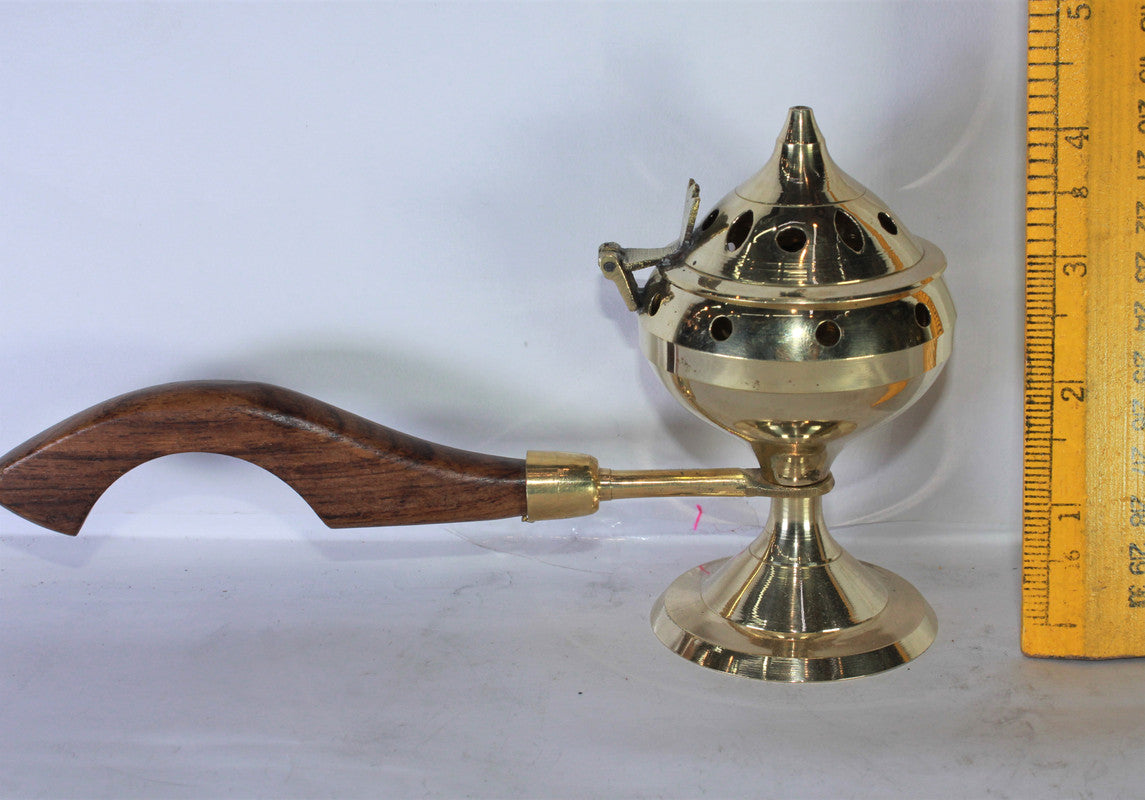 Brass Dhuna Dhoop Dani with Handle