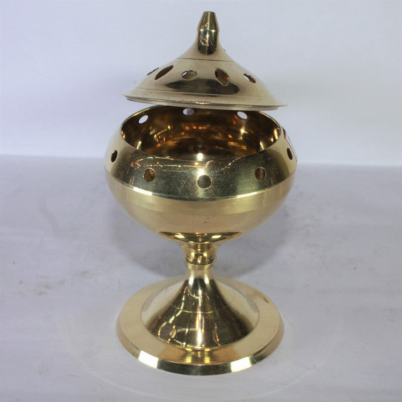 Brass Dhuna Dhoop Dani with Handle