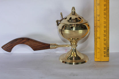 Brass Dhuna Dhoop Dani with Handle