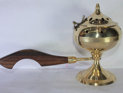 Brass Dhuna Dhoop Dani with Handle