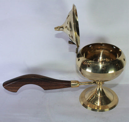 Brass Dhuna Dhoop Dani with Handle