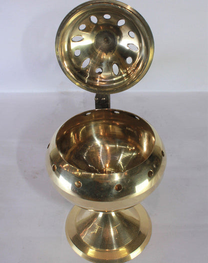 Brass Dhuna Dhoop Dani with Handle