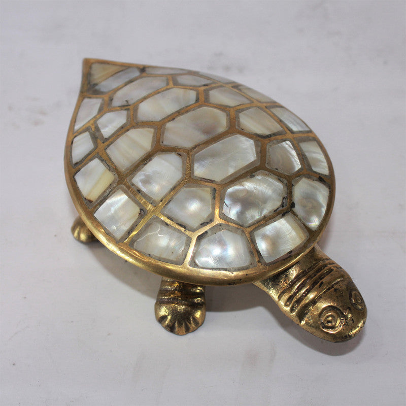 Brass Tortoise for Good Luck Showpiece