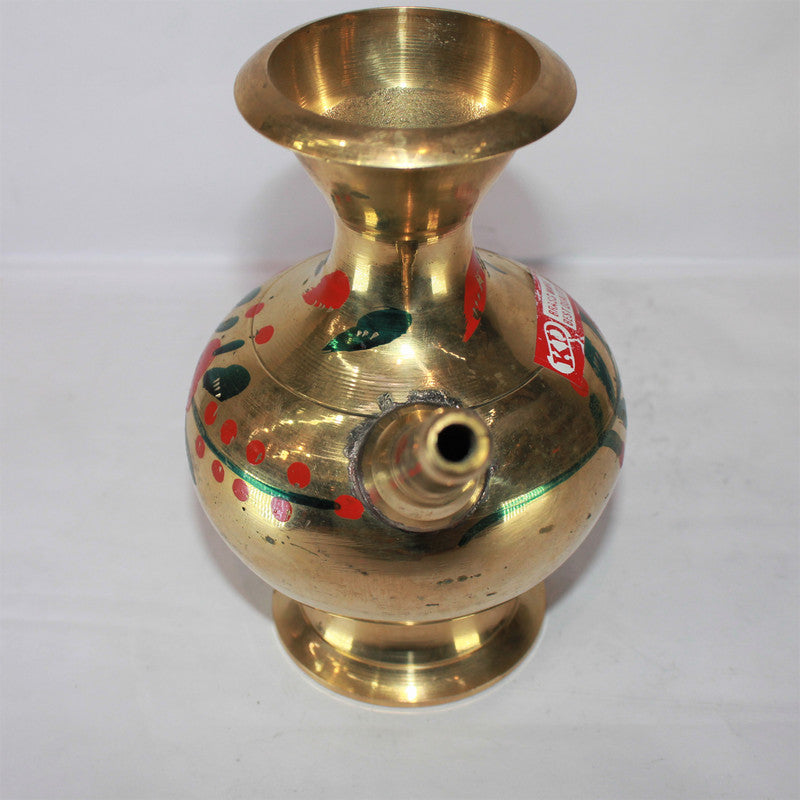 Brass Hookah Container With Spout