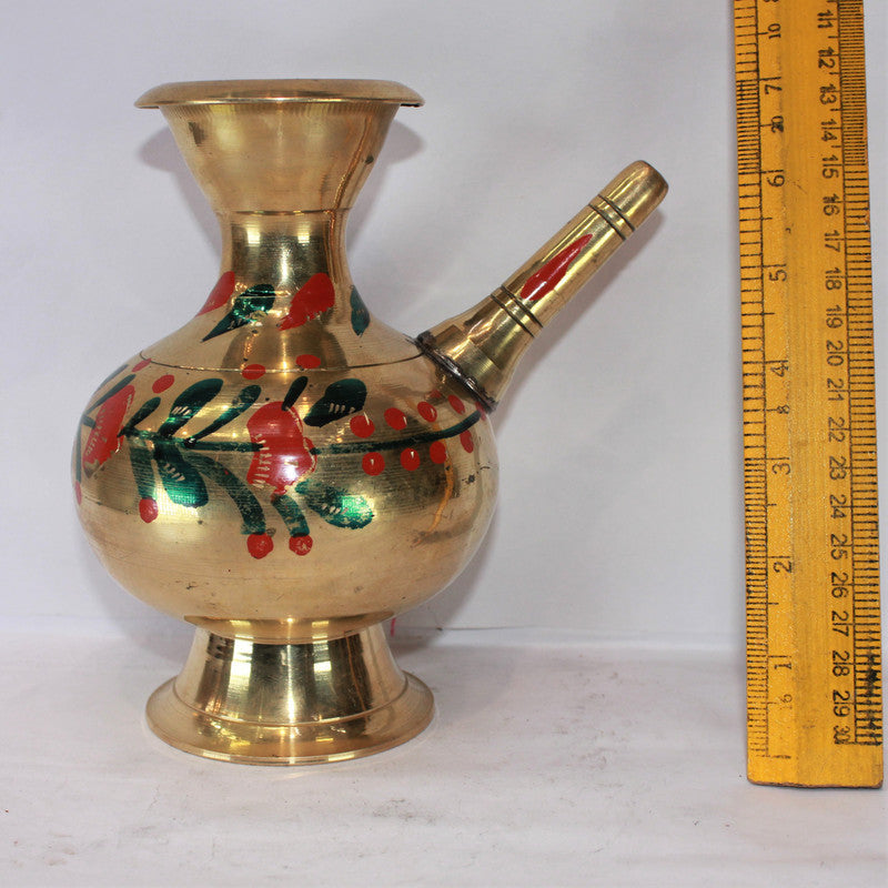 Brass Hookah Container With Spout