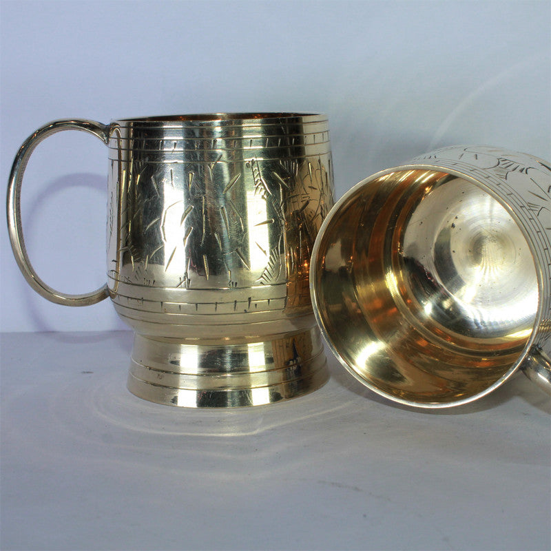 Brass Cup Set of 2