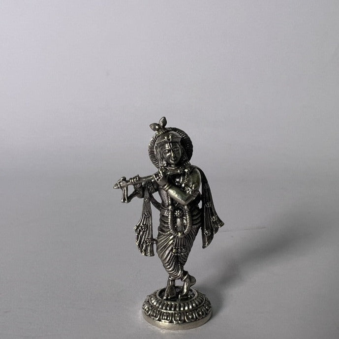 Pure Silver Krishna