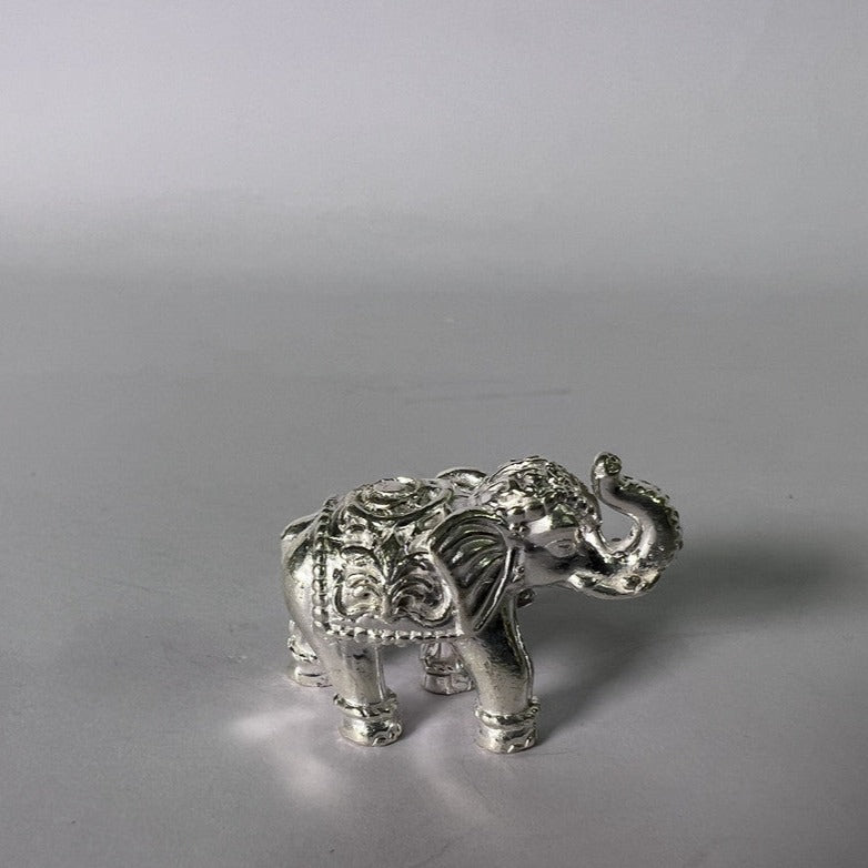 Pure Silver Elephant Pairs