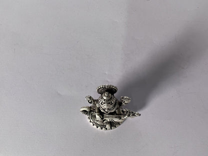 Pure Silver Saraswathi Antique Idol