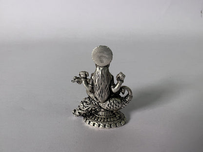 Pure Silver Saraswathi Antique Idol