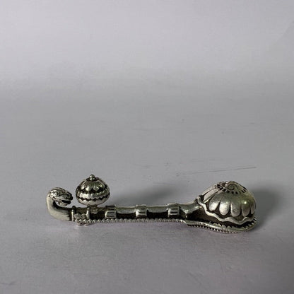 Pure Silver Veena Antique