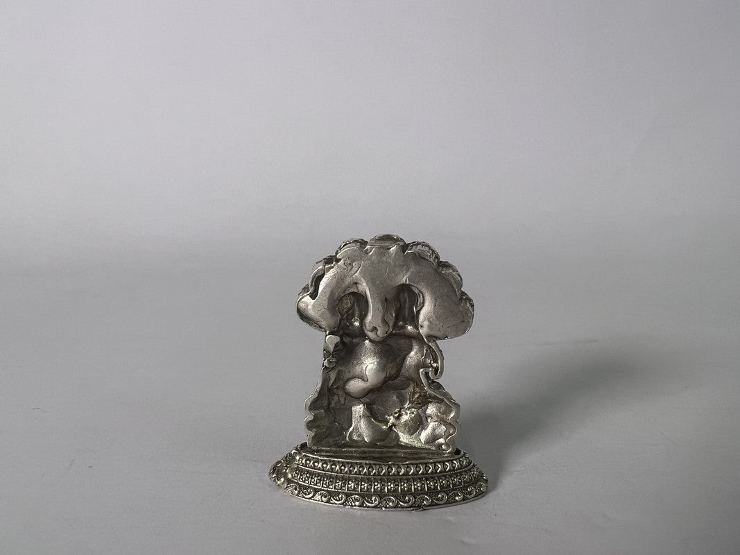 Pure Silver Laxmi Narayana Idol Antique